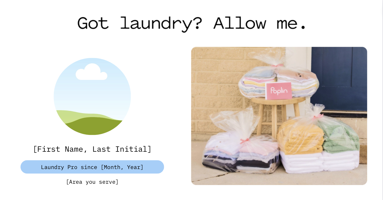 Social Media Marketing – Poplin Laundry Pro